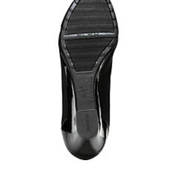 NWT CLASSIC LIFE STRIDE Black Patent Wedges Womens Shoes 8.5 M NIB Make Fair off - Picture 7 of 13